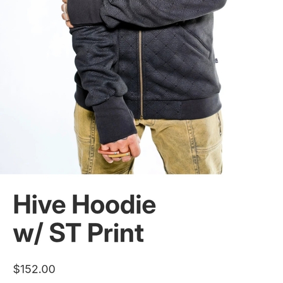 NWT Buddhaful Men's Hive Hoodie - Picture 2 of 16